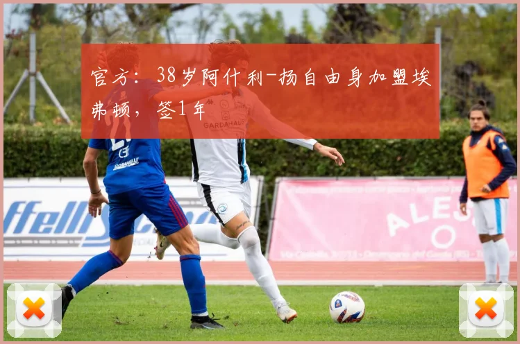 官方：38岁阿什利-扬自由身加盟埃弗顿，签1年