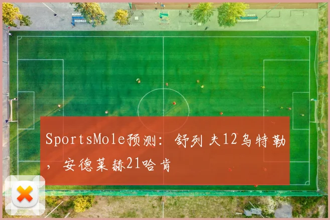 SportsMole预测：舒列夫12乌特勒，安德莱赫21哈肯
